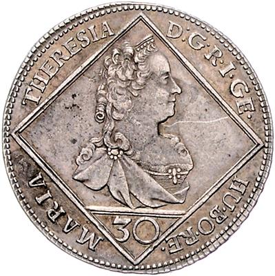 Maria Theresia - Coins, medals and paper money