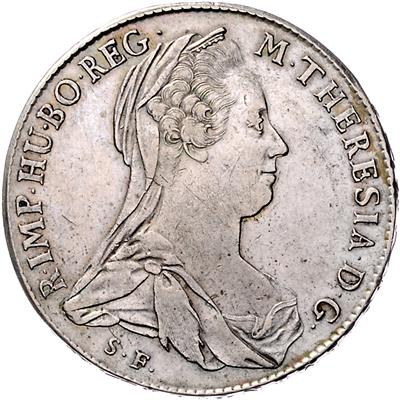 Maria Theresia - Coins, medals and paper money