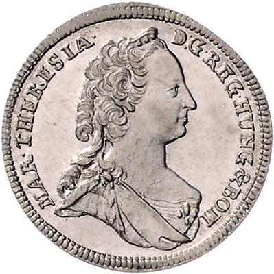 Maria Theresia - Coins, medals and paper money