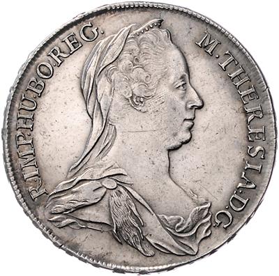 Maria Theresia - Coins, medals and paper money