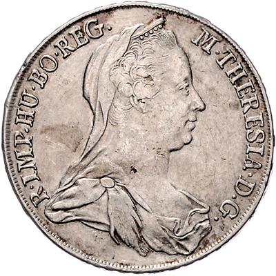 Maria Theresia - Münzen, Medaillen und Papiergeld