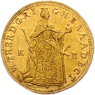 Maria Theresia, GOLD - Münzen, Medaillen und Papiergeld