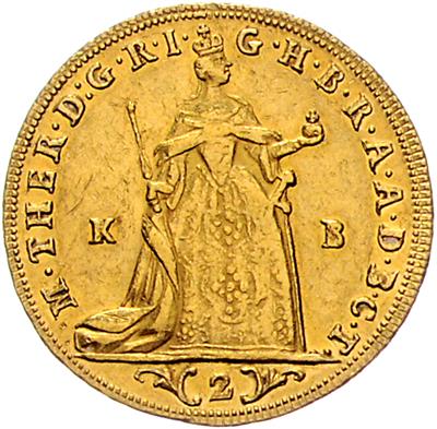 Maria Theresia, GOLD - Mince, medaile a papírové peníze