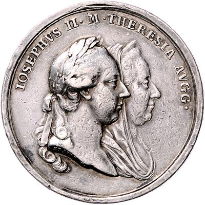 Maria Theresia und Josef II. - Coins, medals and paper money