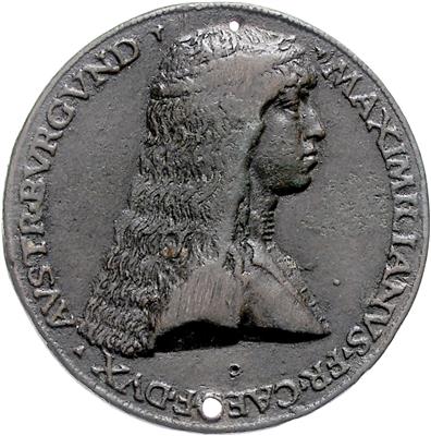 Maximilian (I.) und Maria v. Burgund - Mince, medaile a papírové peníze