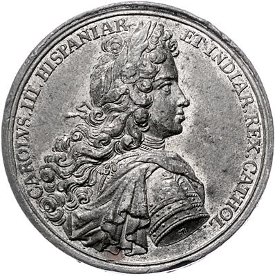 Sieg in der Schlacht bei Almenara 1710 - Münzen, Medaillen und Papiergeld