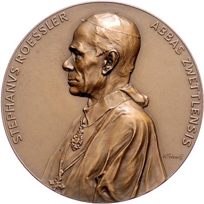 Stift Zewttl- Abt Stefan Rössler - Mince, medaile a papírové peníze