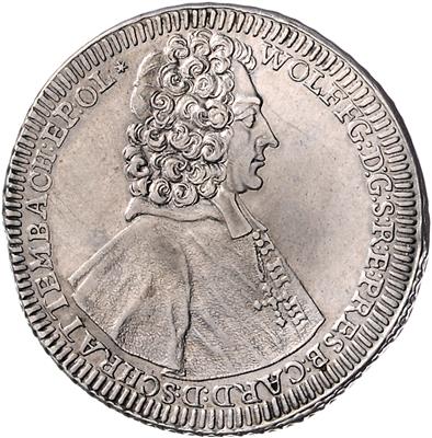 Wolfgang Hannibal v. Schrattenbach - Münzen, Medaillen und Papiergeld