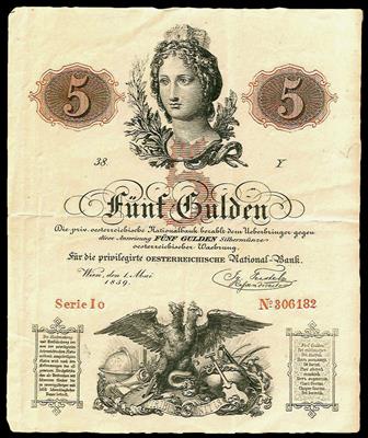 5 Gulden 1859 - Münzen, Medaillen und Papiergeld