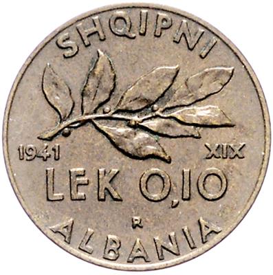 Albanien - Monete, medaglie e cartamoneta