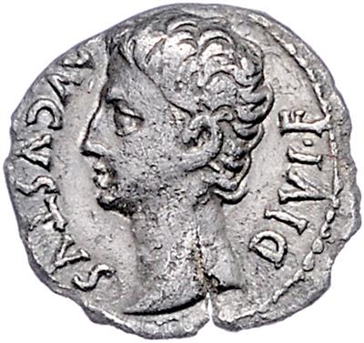 Augustus 27 v. - 14 n. C. - Mince, medaile a papírové peníze