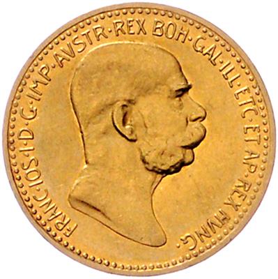 Franz Josef I. GOLD - Mince, medaile a papírové peníze