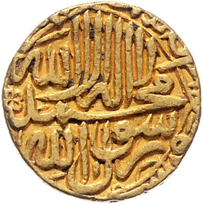 Indien, Mughal, Jala ud-din Akbar AH 963-1014 (1556-1605) GOLD - Mince, medaile a papírové peníze