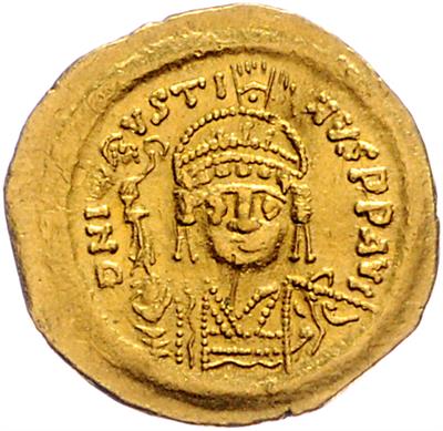 Iustinus II. 565-578, GOLD - Monete, medaglie e cartamoneta