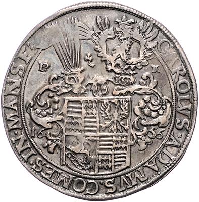 Mansfeld- Vorderortlinie Bornstedt, Karl Adam 1638-1662 - Coins, medals and paper money