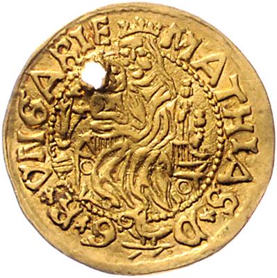 Matthias Corvinus 1458-1490, GOLD - Monete, medaglie e cartamoneta