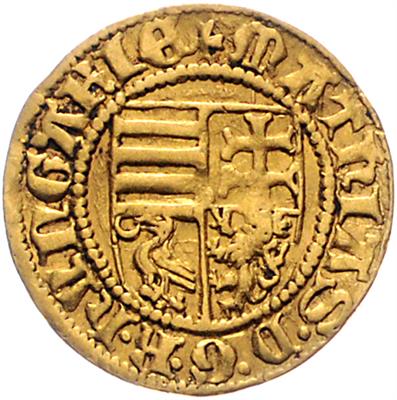 Matthias Corvinus 1458-1490, GOLD - Coins, medals and paper money