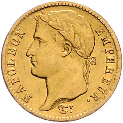 Napoleon 1804-1814, GOLD - Münzen, Medaillen und Papiergeld