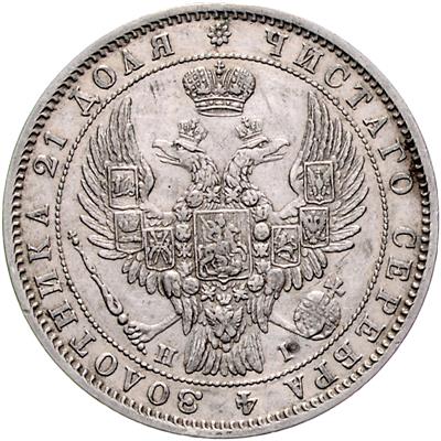 Nikolaus I. 1825-1855 - Monete, medaglie e cartamoneta