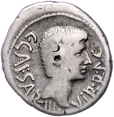 Octavianus und Q. SALVIDIENVS - Mince, medaile a papírové peníze