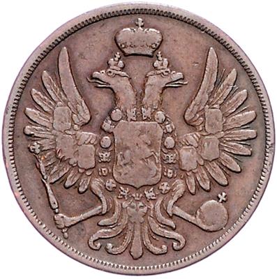 Russland bis Alexander III. - Mince, medaile a papírové peníze