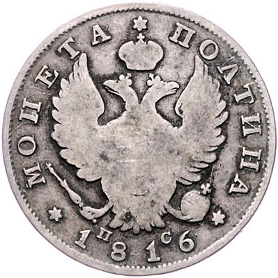 Russland und Polen - Mince, medaile a papírové peníze