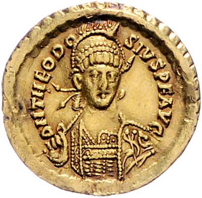 Theodosius II. 408-450, GOLD - Mince, medaile a papírové peníze