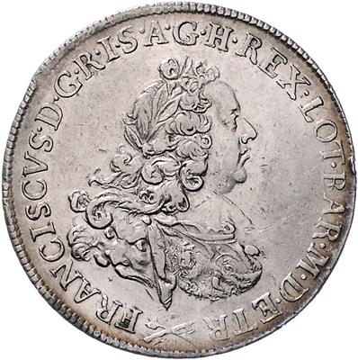 Toskana, Franz II. von Lothringen 1737-1765 - Mince, medaile a papírové peníze