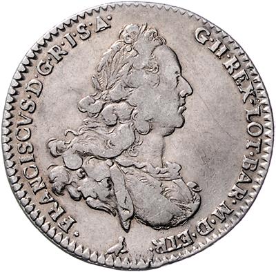 Toskana, Franz II. von Lothringen 1737-1765 - Münzen, Medaillen und Papiergeld
