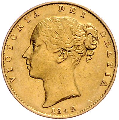 Victoria 1837-1901, GOLD - Coins, medals and paper money