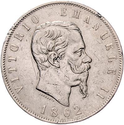 Vittorio Emanuele II. 1861-1878 - Mince, medaile a papírové peníze