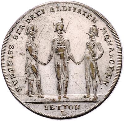 Zeit der Napoleonischen Kriege - Mince, medaile a papírové peníze