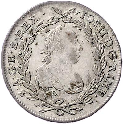 Zeit Maria Theresia bis Franz II./I. - Mince, medaile a papírové peníze