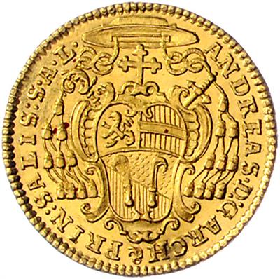 Andreas Jakob v. Dietrichstein GOLD - Münzen, Medaillen und Papiergeld