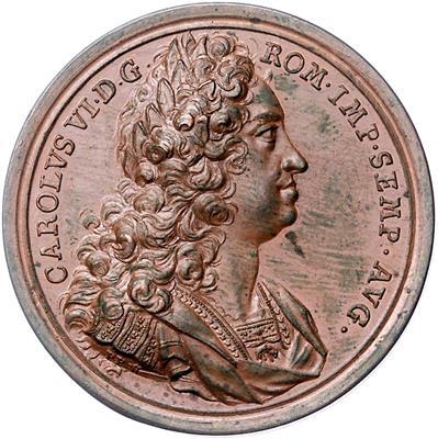 Auf den Frieden von Wien 1725 - Coins, medals and paper money