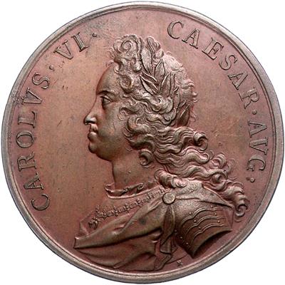Auf die Errichtung des Münzkabinetts in Wien 1717 - Coins, medals and paper money