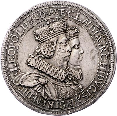 Eh. Leopold und Claudia von Medici - Monete, medaglie e cartamoneta