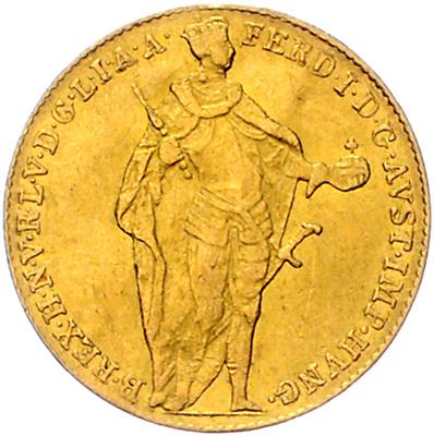 Ferdinand I. GOLD - Münzen, Medaillen und Papiergeld