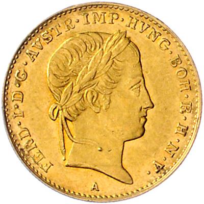 Ferdinand I. GOLD - Coins, medals and paper money