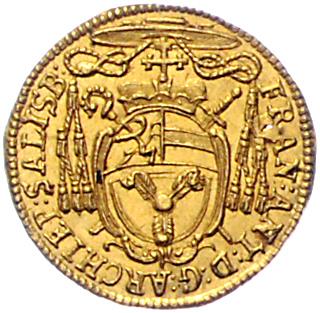 Franz Anton v. Harrach GOLD - Mince, medaile a papírové peníze