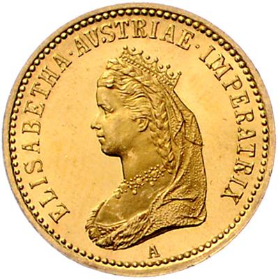 Franz Josef I. für Kaiserin Elisabeth, GOLD - Mince, medaile a papírové peníze