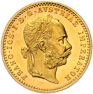 Franz Josef I. GOLD - Mince, medaile a papírové peníze