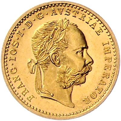 Franz Josef I. GOLD - Mince, medaile a papírové peníze