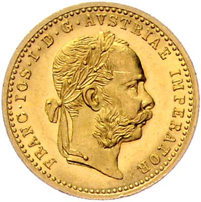 Franz Josef I. GOLD - Münzen, Medaillen und Papiergeld