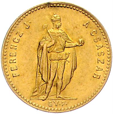 Franz Josef I. GOLD - Mince, medaile a papírové peníze