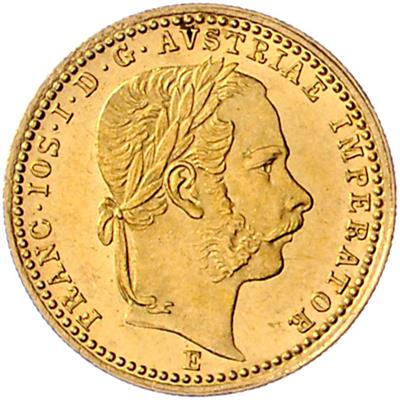 Franz Josef I. GOLD - Mince, medaile a papírové peníze