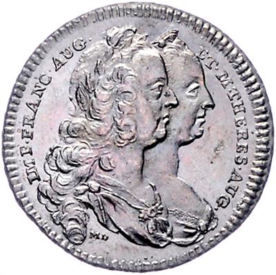 Franz Stefan und Maria Theresia - Coins, medals and paper money