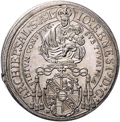 Johann Ernst v. Thun u. Hohenstein - Münzen, Medaillen und Papiergeld