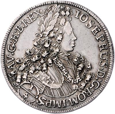 Josef I. - Monete, medaglie e cartamoneta