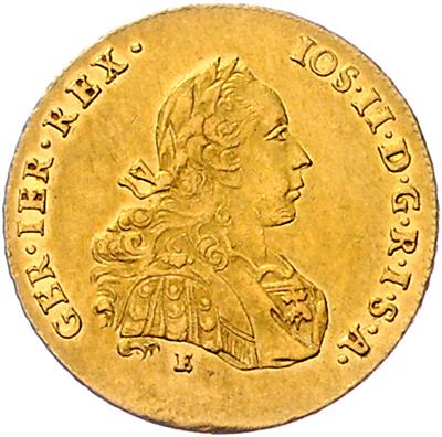 Josef II., als Mitregent GOLD - Monete, medaglie e cartamoneta